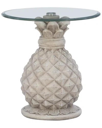 Linon Penelope The Pineapple Table In Neutral