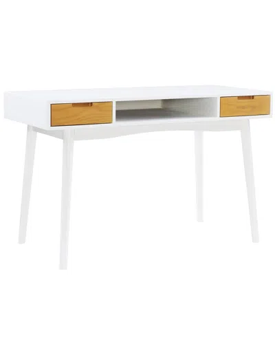 Linon Perry Desk In White