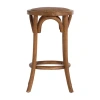 Linon Rae Walnut Backless Counter Stool In Brown