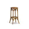 Linon Rae Walnut Backless Bar Stool In Brown