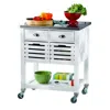 Linon Robbin Kitchen Cart In White