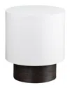 Linon Round Side Table In White