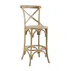 Linon Roxy 30 In Gray Wash Bar Stool