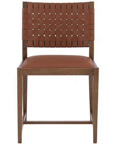 Linon Ruskin Chair In Brown