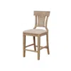 Linon Rylan 26 In Counter Stool In Neutral