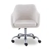 Linon Rylen Sherpa Office Chair In Neutral