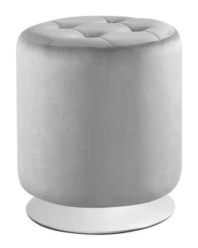 Linon Saylor Swivel Ottoman