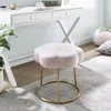 Linon Seraphina Accent Vanity Stool, Pink In Pink