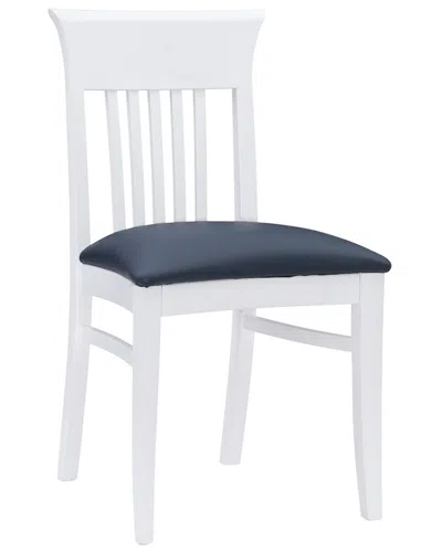 Linon Set Of 2 Jenny Upholstered Chairs In White