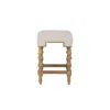Linon Shelly Backless Counter Stool In White