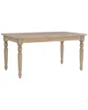 Linon Shiraz Dining Table In Brown