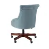 Linon Sinclair Office Chair, Aqua In Blue