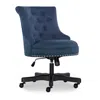 Linon Sinclair Office Chair, Azure Blue In Blue