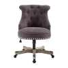 Linon Sinclair Office Chair In Gray