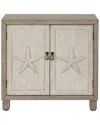 Linon Solomon Starfish 2-door Cabinet
