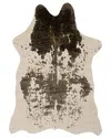 Linon Speckle Design Area Rug In Brown
