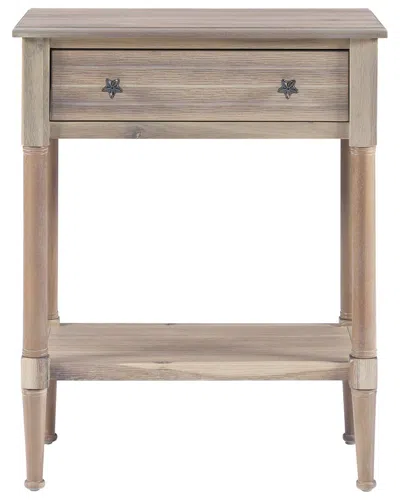 Linon Starfish Accent Table In Neutral