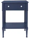 Linon Starfish Accent Table In Blue