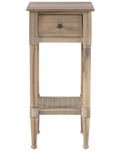 Linon Starfish End Table In Brown