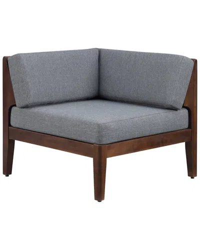 Linon Summerlyn Corner Chair In Gray