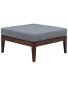 Linon Summerlyn Ottoman In Gray