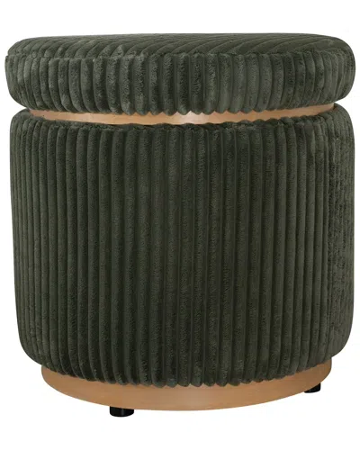 Linon Sunny Cord Round Ottoman