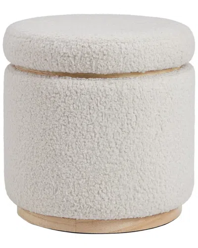 Linon Sunny Ottoman In Brown
