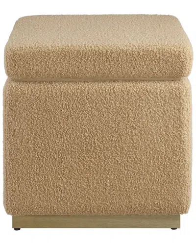 LINON LINON SUNNY SQUARE STORAGE OTTOMAN