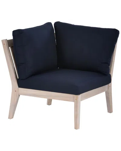 Linon Svana Outdoor Corner Chair In Blue