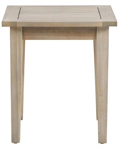 Linon Svana Outdoor Side Table In Neutral