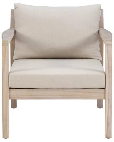 Linon Svana Set Of 2 Outdoor Side Chairs In Neutral