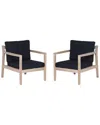 Linon Svana Set Of 2 Outdoor Side Chairs