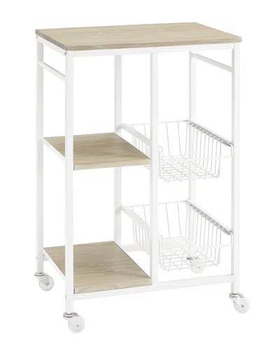 Linon Taylor Small Kitchen Cart In Brown