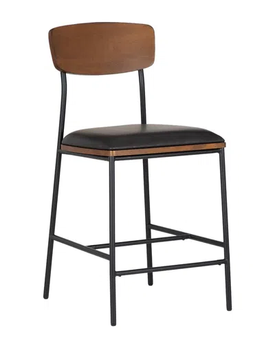 Linon Telaco Counter Stool In Brown