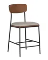 Linon Telaco Counter Stool In Brown