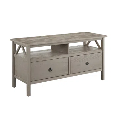 Linon Titian Driftwood Tv Stand In Neutral
