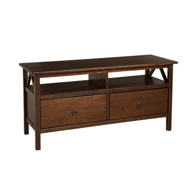 Linon Titian Tv Stand In Brown