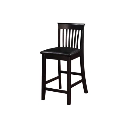 Linon Torino 24 In Craftsman Counter Stool In Brown