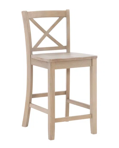Linon Torino Bar Stool In Neutral
