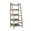Linon Tracey Ladder Bookcase In Gray