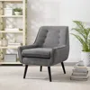 Linon Trelis Chair - Gray Flannel In Gray