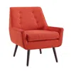Linon Trelis Pimento Chair In Red