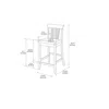 Linon Triena 30 In Craftsman Bar Stool