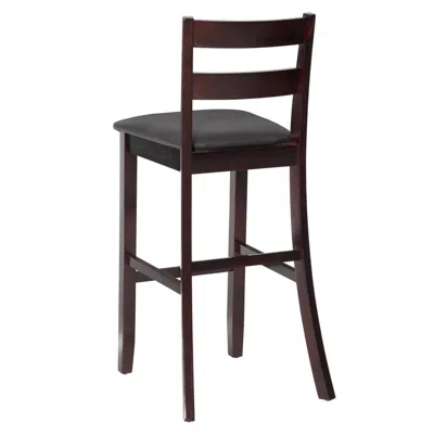 Linon Triena 30 In Soho Bar Stool In Black