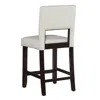 Linon Vega Counter Stool White 24 In White