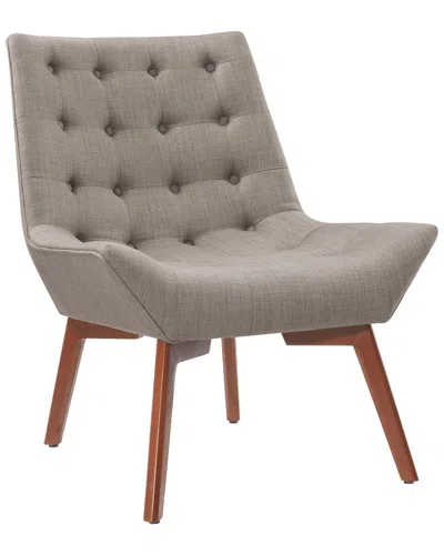 Linon Ventura Tufted Chair In Gray