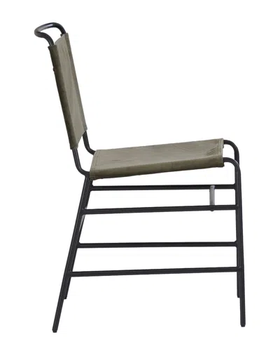 Linon Wade Dining Chair In Green