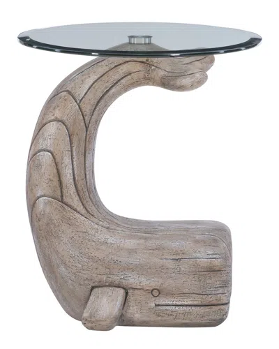 Linon Wally The Whale Side Table In Brown