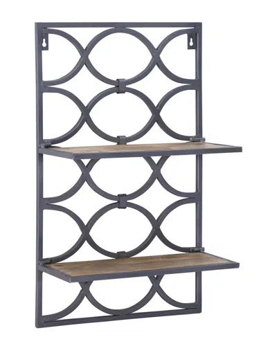 Linon Wesson Wall Shelves In Black