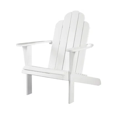 Linon White Adirondack Chair